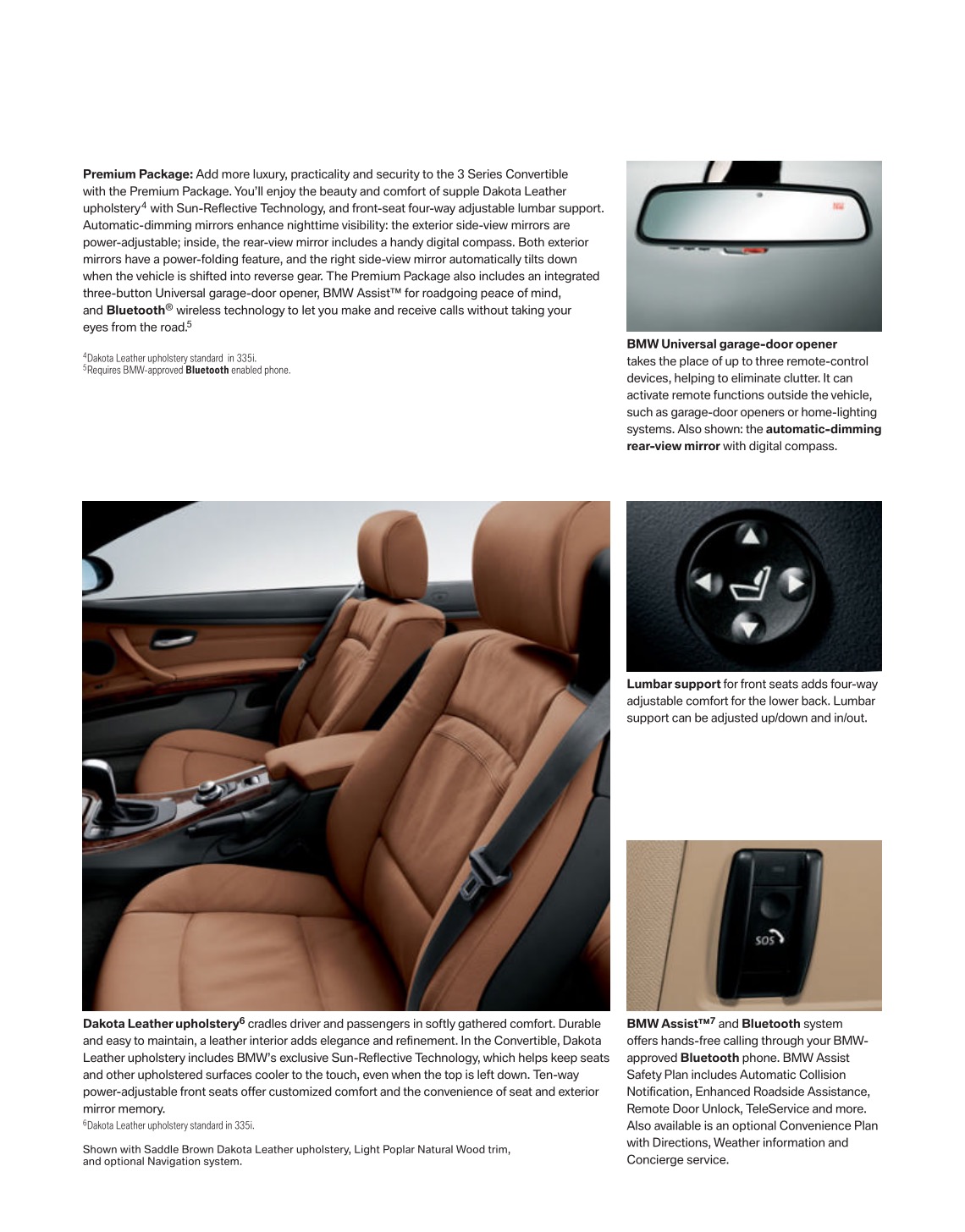 2008 BMW 3-Series Convertible Brochure Page 13